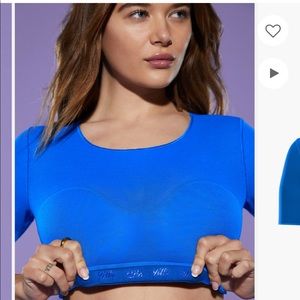 YITTY Mesh Me Smoothing Midi Top (XXL, Bright Ass Blue)